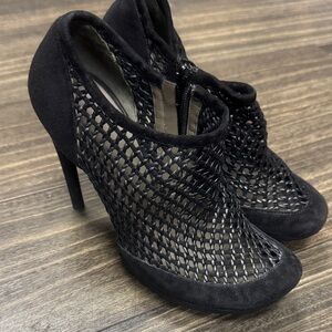 Balenciaga Black Mesh Women's Heels